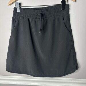 New Mondetta Active Woven Pull On Skirt Size Med Womans Black Performance Luxury
